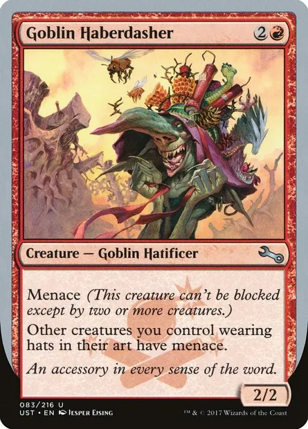 Goblin Haberdasher, Magic card UST 83 — Unstable set