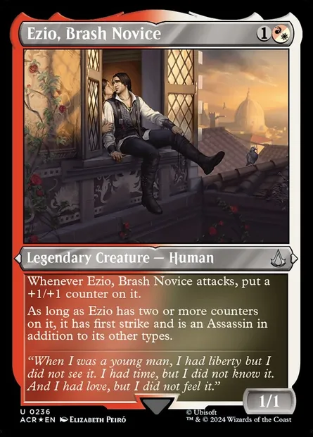 Ezio, Brash Novice, Magic card ACR 236 — Assassin's Creed set