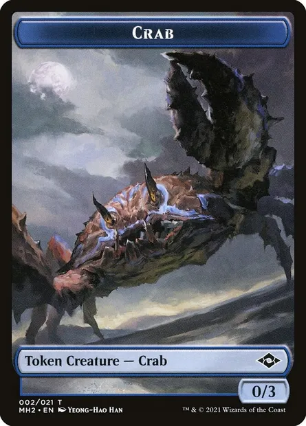 Crab, Magic card TMH2 2 — Modern Horizons 2 Tokens set