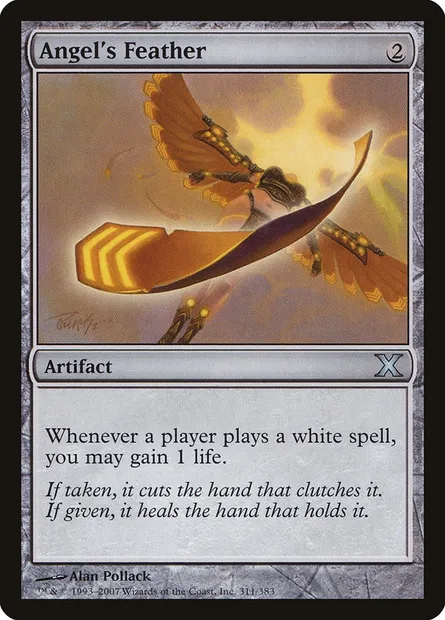 Angel's Feather, Magic card 10E 311 — Tenth Edition set