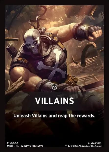 Villains, Magic card FMSC 6 — Marvel Super Heroes Jumpstart Front Cards set