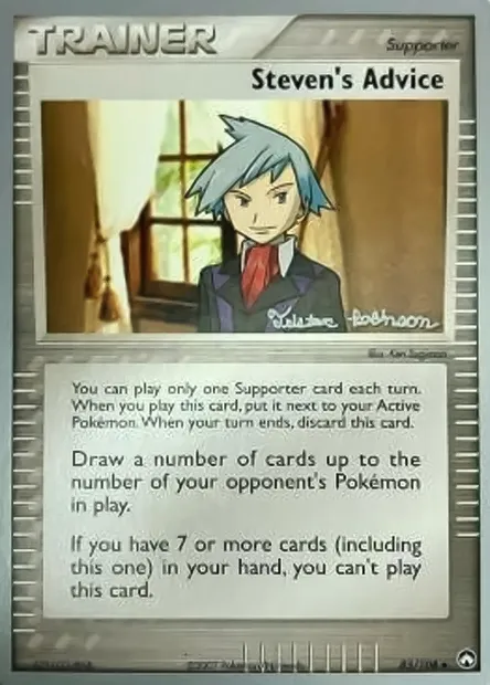 Les conseils de Pierre, carte Pokémon WCD08 083 — extension World Championship Decks 2008