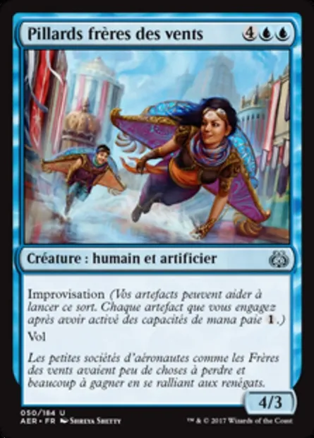 Pillards frères des vents, carte Magic AER 50 — extension La révolte éthérique