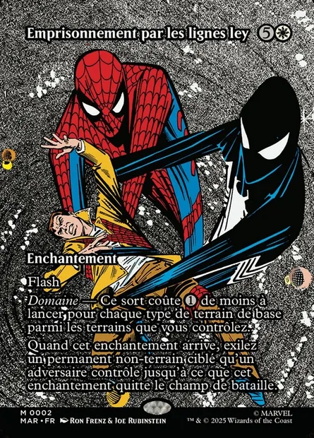 Emprisonnement par les lignes ley, carte Magic MAR 2 — extension Marvel Universe