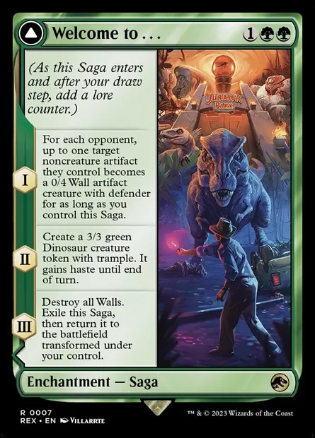 Welcome to . . . // Jurassic Park, Magic card REX 7 — Jurassic World Collection set