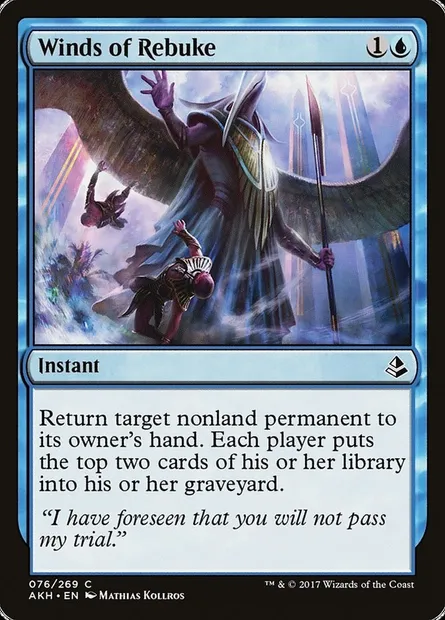 Winds of Rebuke, Magic card AKH 76 — Amonkhet set