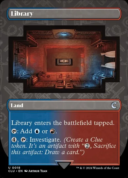Library, Magic card CLU 18 — Ravnica: Clue Edition set