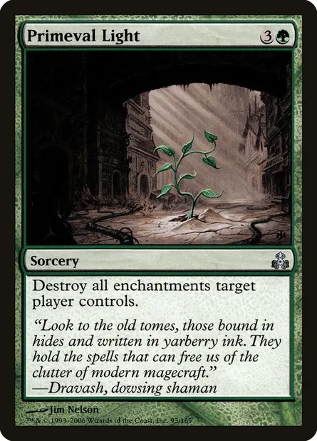 Lumière primitive, carte Magic GPT 93 — extension Le Pacte des Guildes