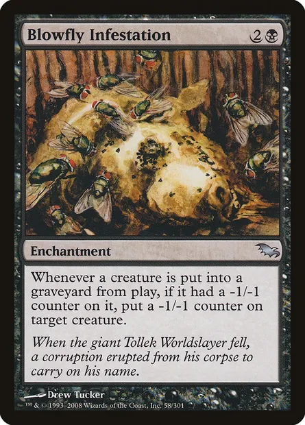 Blowfly Infestation, Magic card SHM 58 — Shadowmoor set