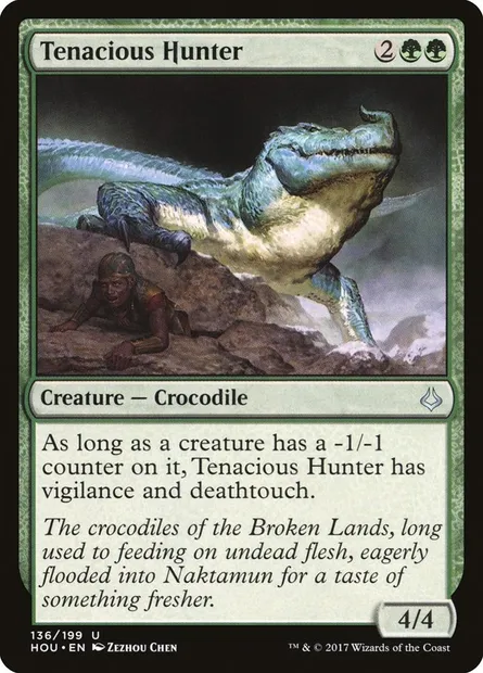 Tenacious Hunter, Magic card HOU 136 — Hour of Devastation set