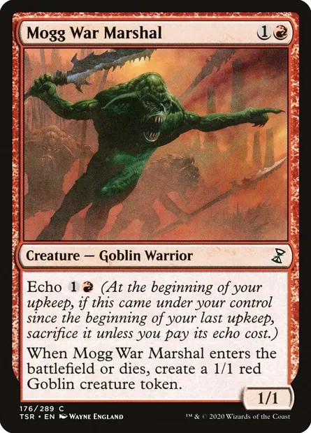 Mogg War Marshal, Magic card TSR 176 — Time Spiral Remastered set