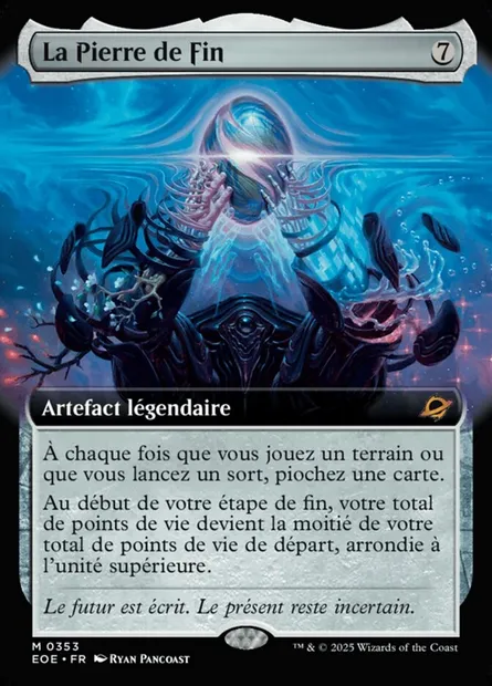 La Pierre de Fin, carte Magic EOE 353 — extension Edge of Eternities