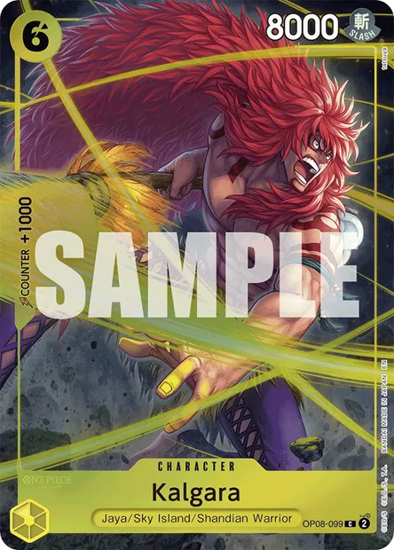 Kalgara, One Piece card OP08-099 — TWO LEGENDS set
