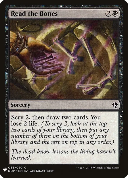 Read the Bones, Magic card PLST DDP-56 — The List set