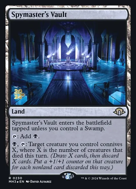 Spymaster's Vault, Magic card PMH3 230s — Modern Horizons 3 Promos set