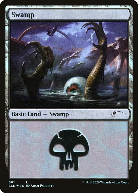 Swamp, Magic card SLD 561 — Secret Lair Drop set