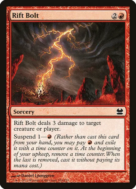 Éclair de faille, carte Magic MMA 126 — extension Modern Masters