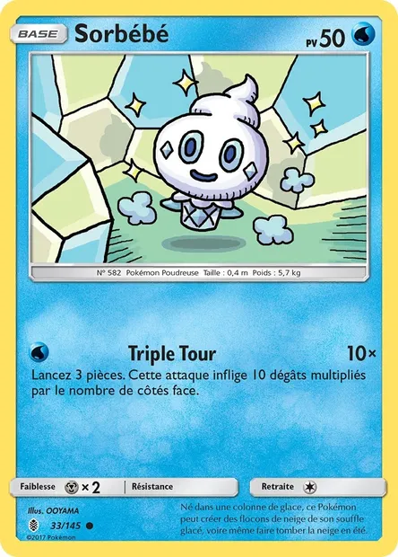 Sorbébé, carte Pokémon GRI 33 — extension Gardiens Ascendants