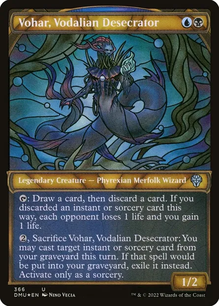 Vohar, Vodalian Desecrator, Magic card DMU 366 — Dominaria United set