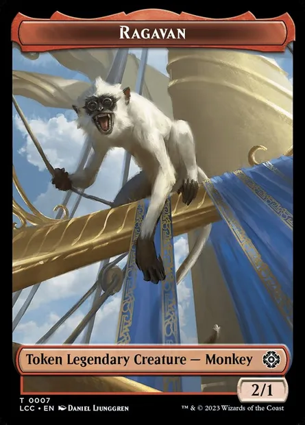 Ragavan, carte Magic TLCC 7 — extension The Lost Caverns of Ixalan Commander Tokens