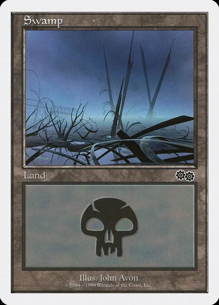 Swamp, Magic card BRB 135 — Battle Royale Box Set set