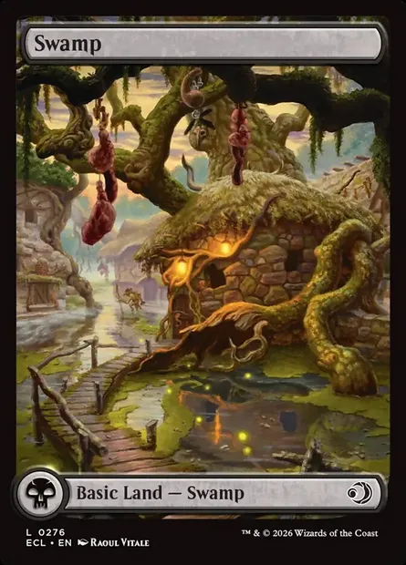 Swamp, Magic card ECL 276 — Lorwyn Eclipsed set