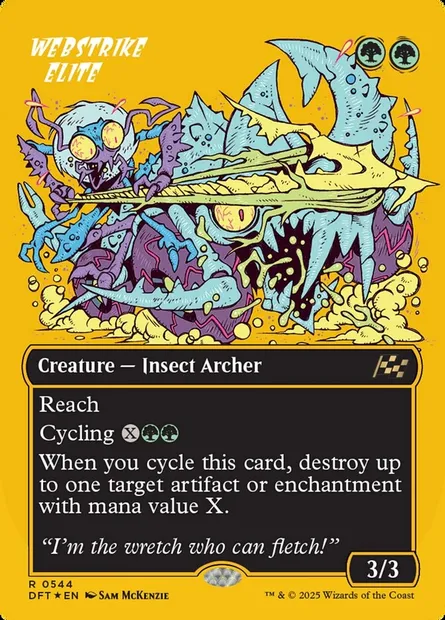 Webstrike Elite, Magic card DFT 544 — Aetherdrift set