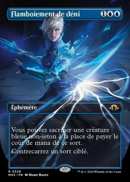 Flamboiement de déni, carte Magic MH3 326 — extension Modern Horizons 3
