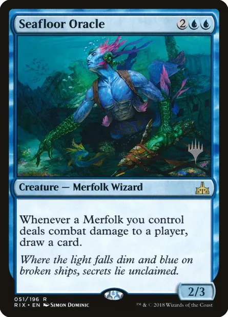 Seafloor Oracle, Magic card PRIX 51p — Rivals of Ixalan Promos set