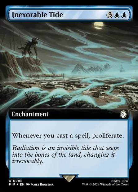 Marée inexorable, carte Magic PIP 988 — extension Fallout