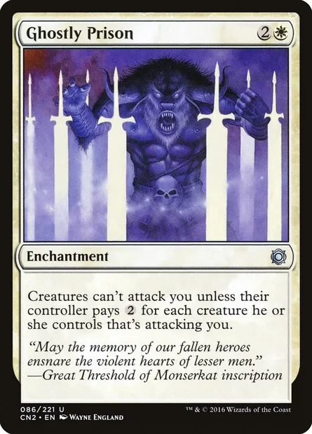 Prison fantomale, carte Magic CN2 86 — extension Conspiracy: Take the Crown