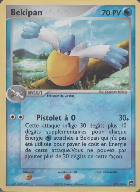 Bekipan, carte Pokémon SS 50 — extension EX Tempête de sable