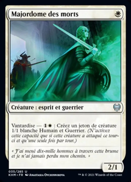Majordome des morts, carte Magic KHM 35 — extension Kaldheim
