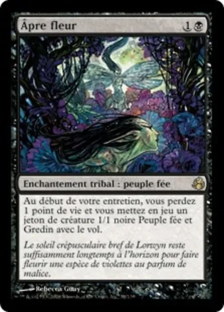 Âpre fleur, carte Magic MOR 58 — extension Leveciel