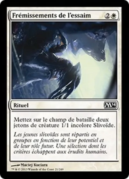 Frémissements de l'essaim, carte Magic M14 21 — extension Magic 2014