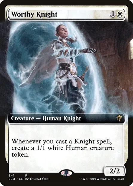 Worthy Knight, Magic card ELD 341 — Throne of Eldraine set
