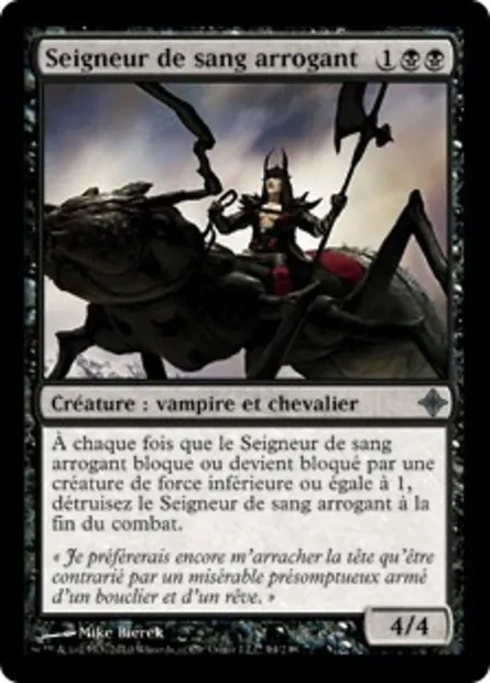 Seigneur de sang arrogant, carte Magic ROE 94 — extension L'ascension des Eldrazi
