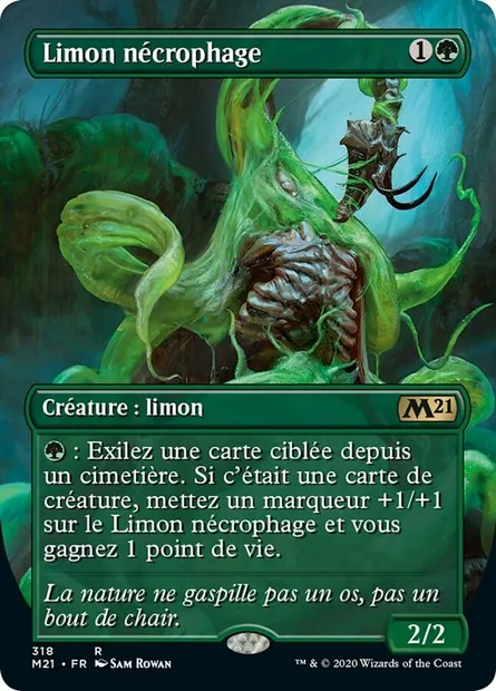 Limon nécrophage, carte Magic M21 318 — extension Core Set 2021