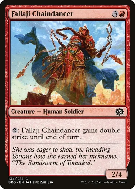 Fallaji Chaindancer, Magic card BRO 134 — The Brothers' War set