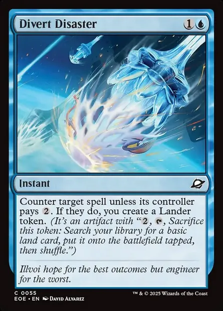 Divert Disaster, Magic card EOE 55 — Edge of Eternities set