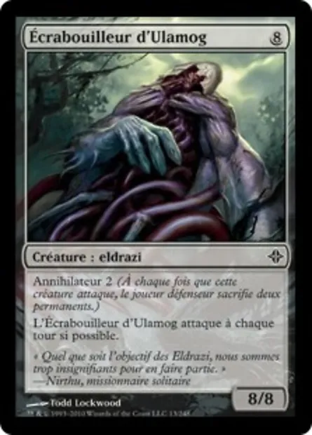 Écrabouilleur d'Ulamog, carte Magic ROE 13 — extension L'ascension des Eldrazi