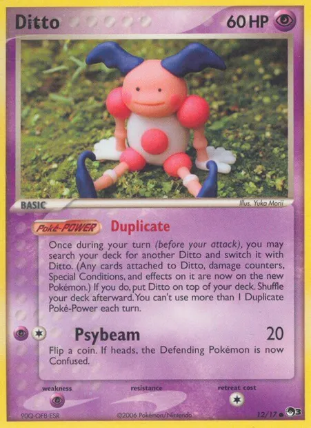 Ditto, Pokémon card P3 12 — POP Series 3 set