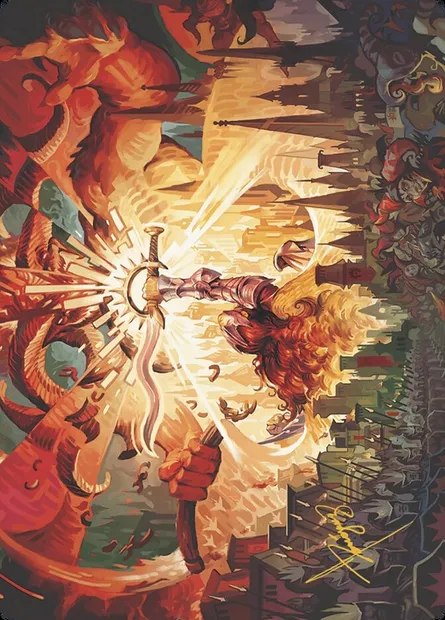 Warleader's Call // Warleader's Call, Magic card AMKM 23 — Murders at Karlov Manor Art Series set