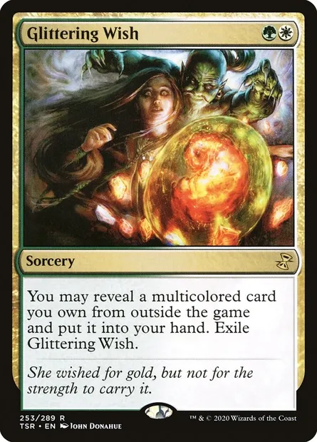 Glittering Wish, Magic card TSR 253 — Time Spiral Remastered set