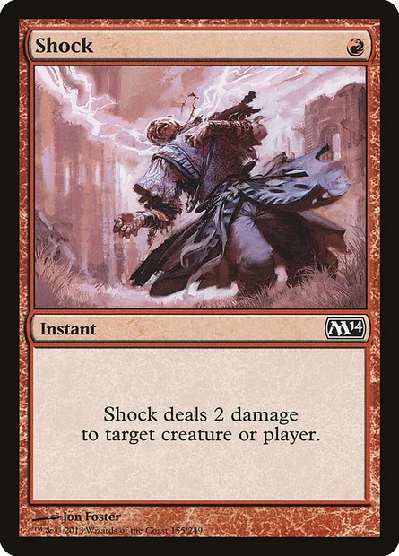 Shock, Magic card M14 155 — Magic 2014 set