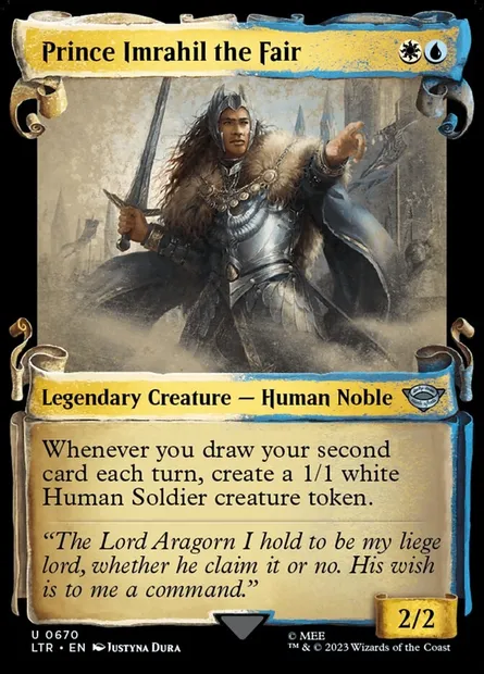 Prince Imrahil the Fair, Magic card LTR 670 — The Lord of the Rings: Tales of Middle-earth set