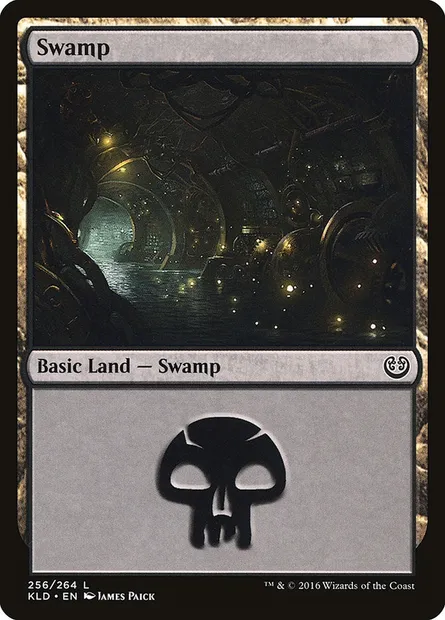 Swamp, Magic card KLD 256 — Kaladesh set