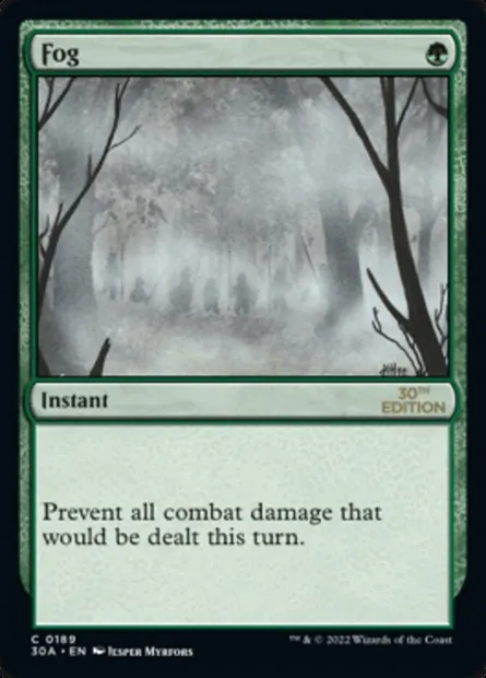 Brouillard, carte Magic 30A 189 — extension 30th Anniversary Edition