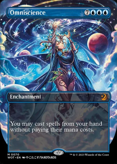 Omniscience, Magic card WOT 70 — Wilds of Eldraine: Enchanting Tales set
