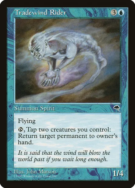 Tradewind Rider, Magic card TMP 98 — Tempest set